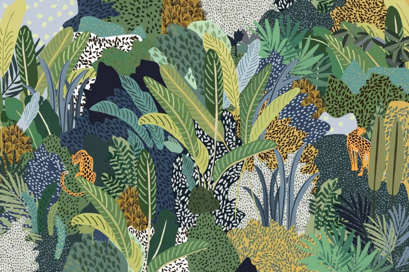 Jungle Cat Wall Mural
