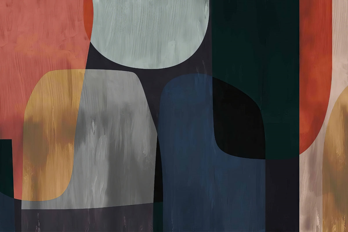 Modern Abstract Art Wallpaper Mural in your room