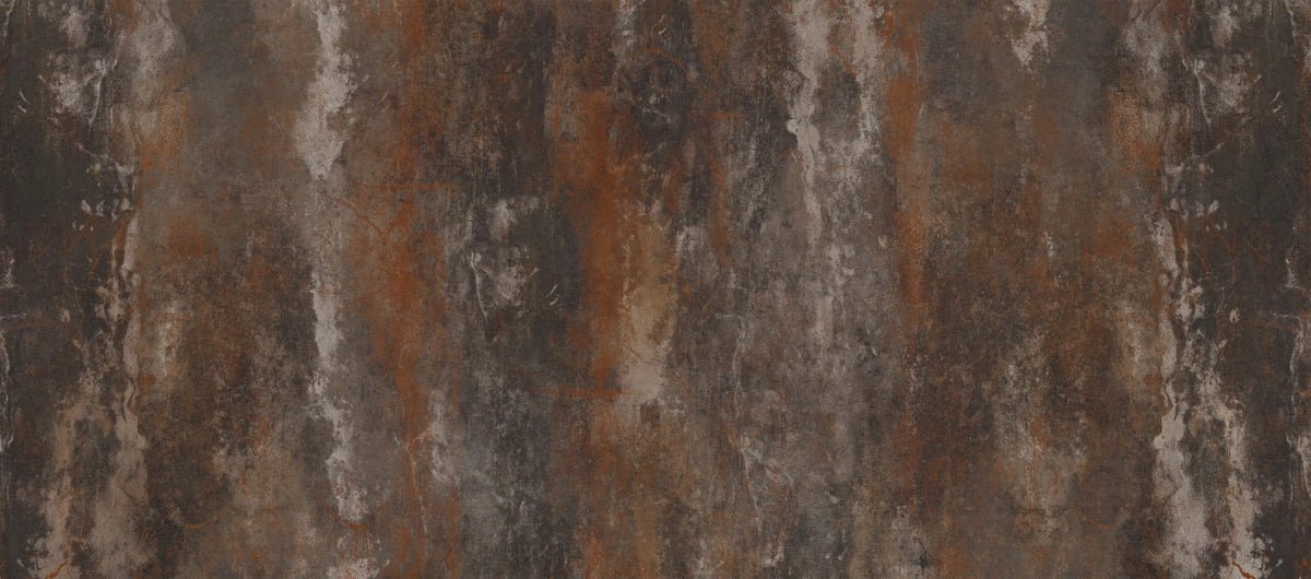 Brown Rustic Metal Wallpaper in your room