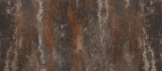 Brown Rustic Metal Wallpaper