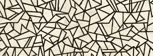 Modern Black Pattern Wallpaper Mural