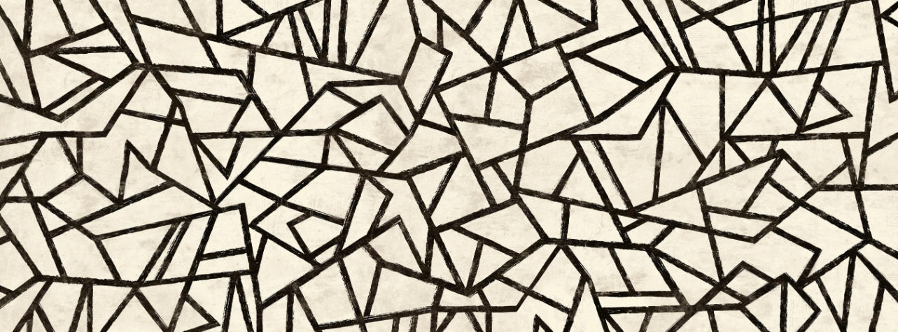 Modern Black Pattern Wallpaper Mural