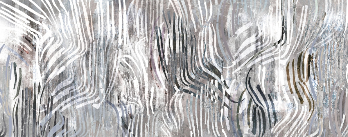 Modern Artistic Wave Wall Mural