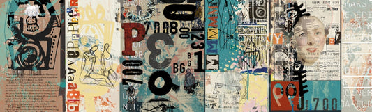 Vintage Collage Wallpaper Mural