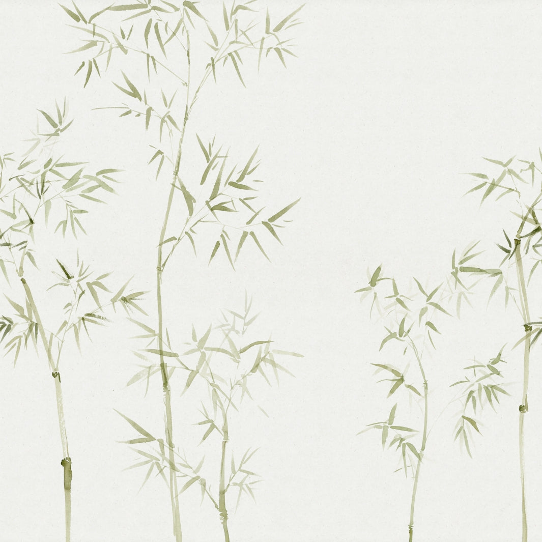 Watercolor Bamboo Tree Wallpaper