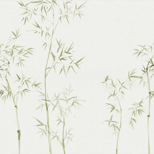 Watercolor Bamboo Tree Wallpaper