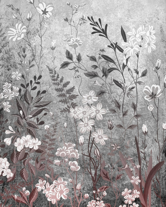 Botanical Flower Wallpaper Mural