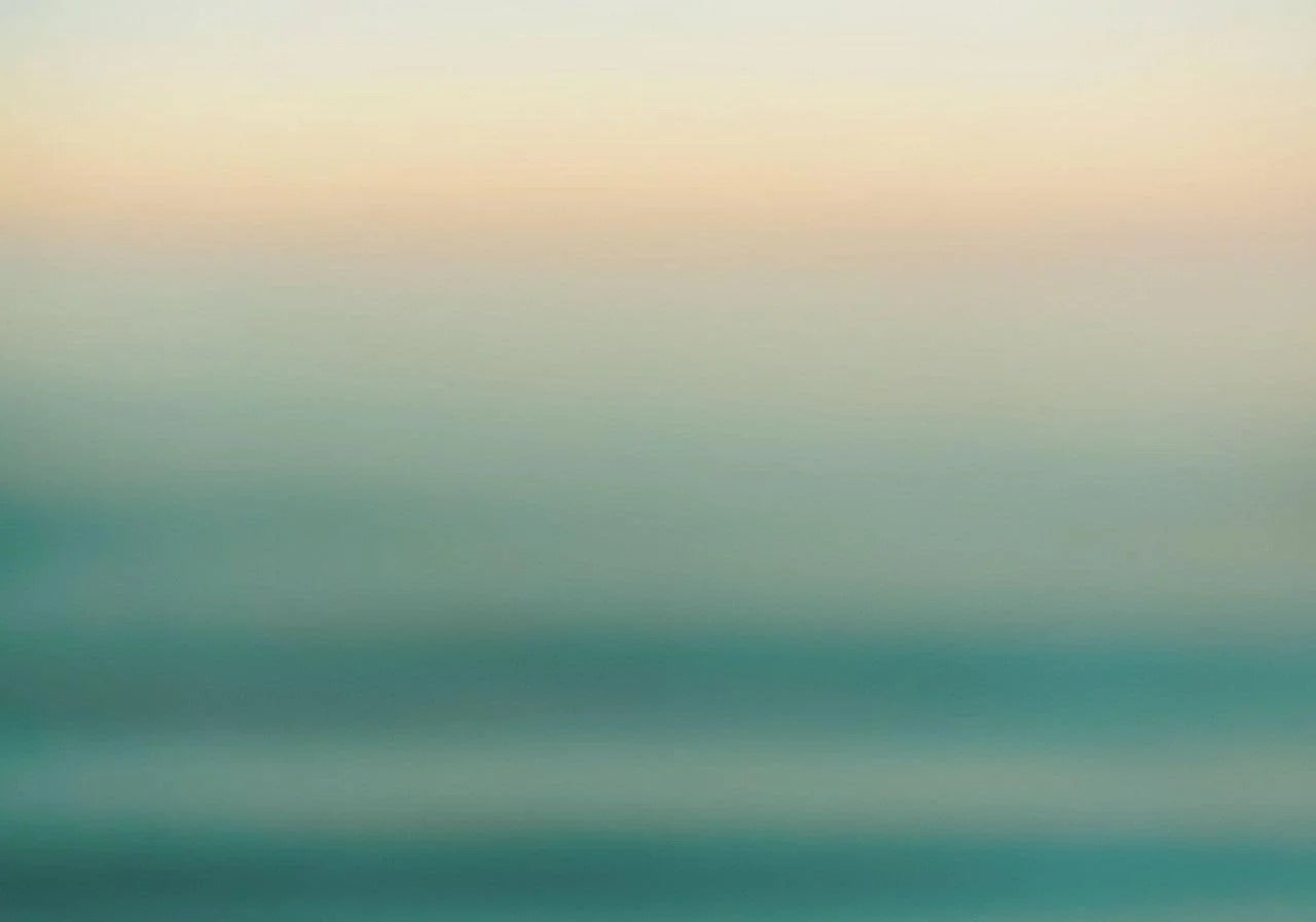 Ocean Green Ombre Wallpaper