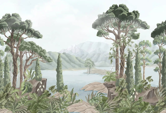Jungle Landscape Wall Mural
