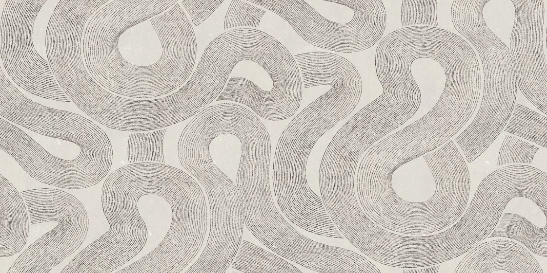 Modern Gray Zen Wall Mural in your room — zoomed