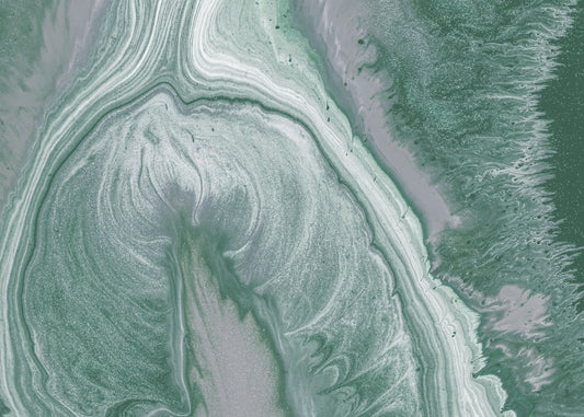 Green Marble Wall Mural