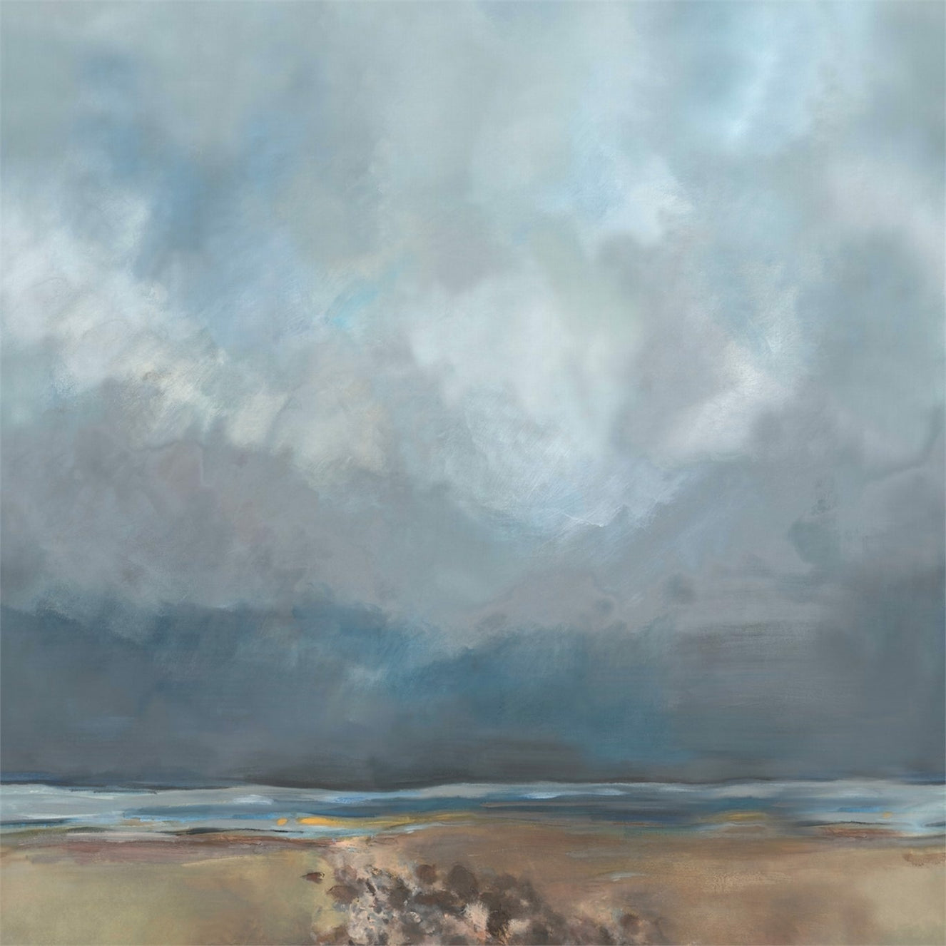 Watercolor Beach Wallpaper Mural