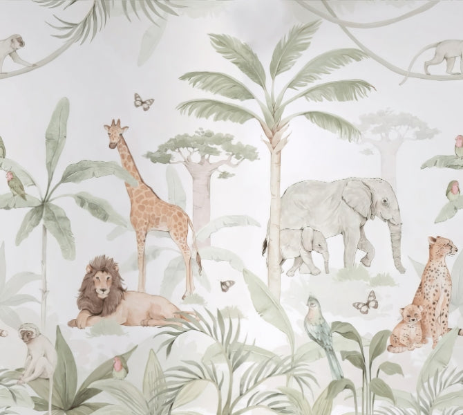 African Savannah Wall Mural