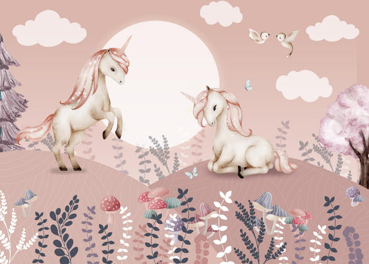 Magical Forest Friends Wall Mural