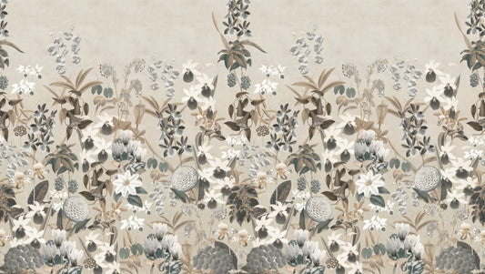 Vintage Botanical Wallpaper Mural