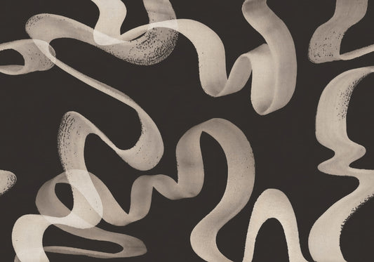 Abstract Ribbons Wallpaper Mural