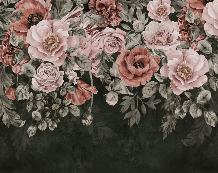 Romantic Blossoms Wall Mural