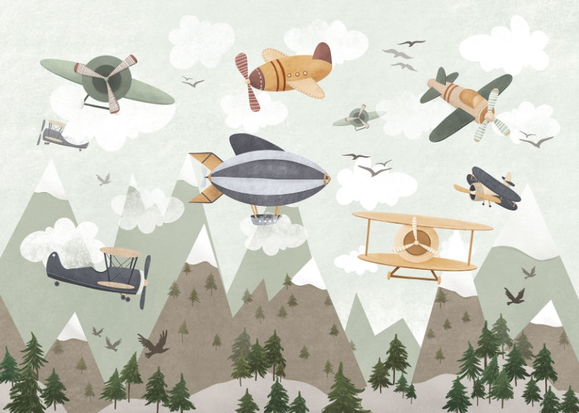 Skyward Adventure Dreams Wall Mural