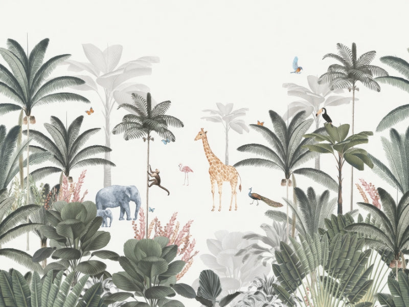Exotic Jungle Wallpaper Mural
