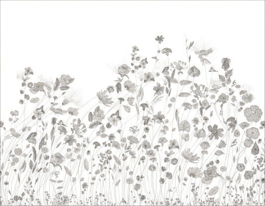 Delicate Wildflower Wallpaper Mural