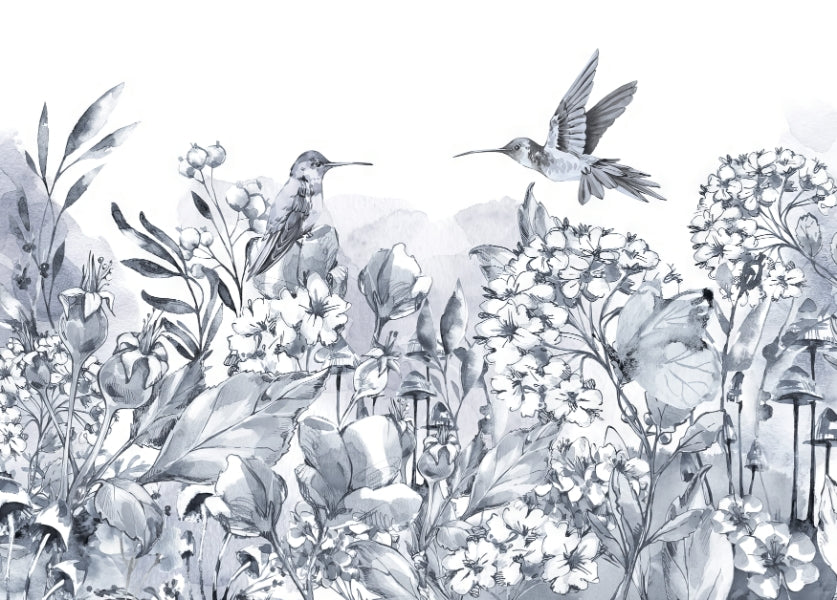 Hummingbirds Paradise Wall Mural