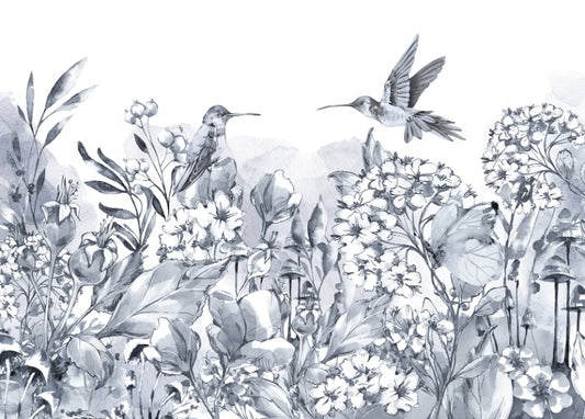 Hummingbirds Paradise Wall Mural