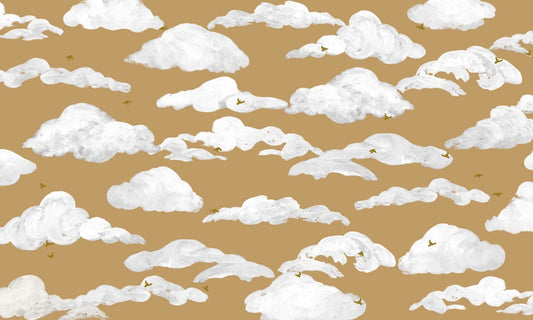 Dreamy Sky Birds Wall Mural