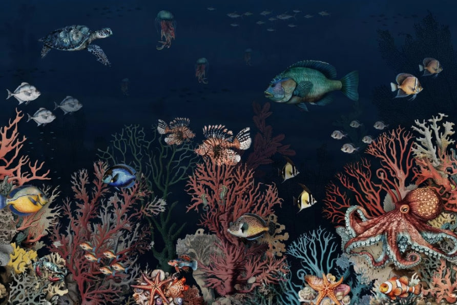 Ocean Wonders Wallpaper Mural