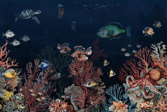 Ocean Wonders Wallpaper Mural