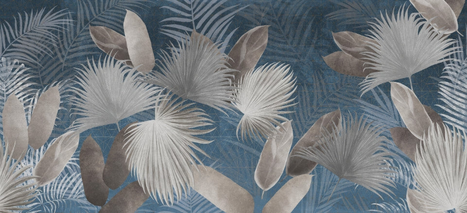 Exotic Leaves Wallpaper Mural