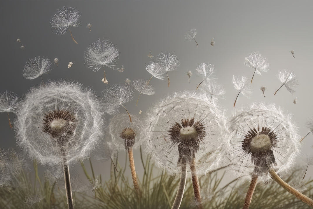Floating Seeds Tranquil Wall Mural