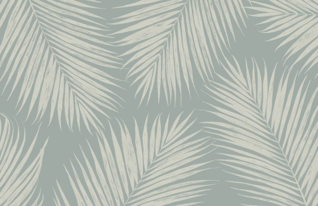 Tropical Palm Leaf Wallpaper Mural