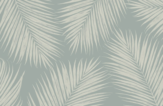 Tropical Palm Leaf Wallpaper Mural