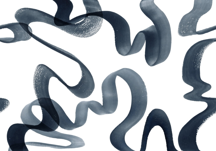 Wavy Elegance Wall Mural