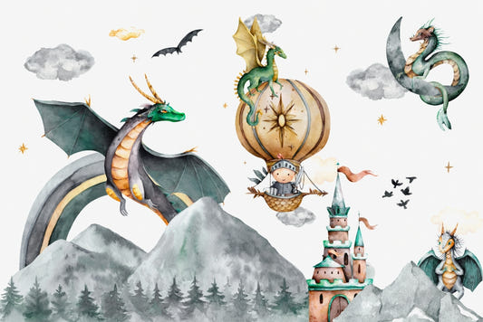 Dragon Kingdom Wall Mural