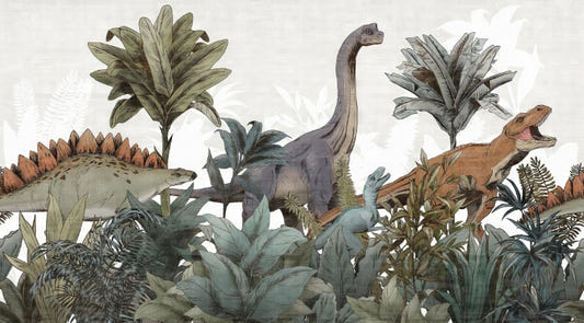 Jurassic Forest Adventure Wall Mural