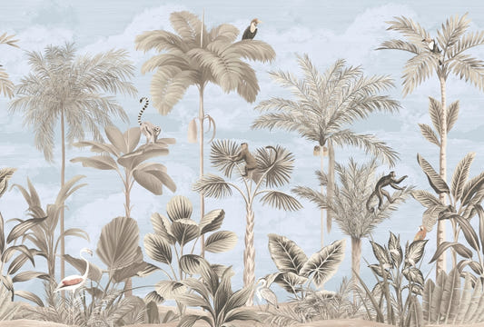 Tropical Paradise Wallpaper Mural