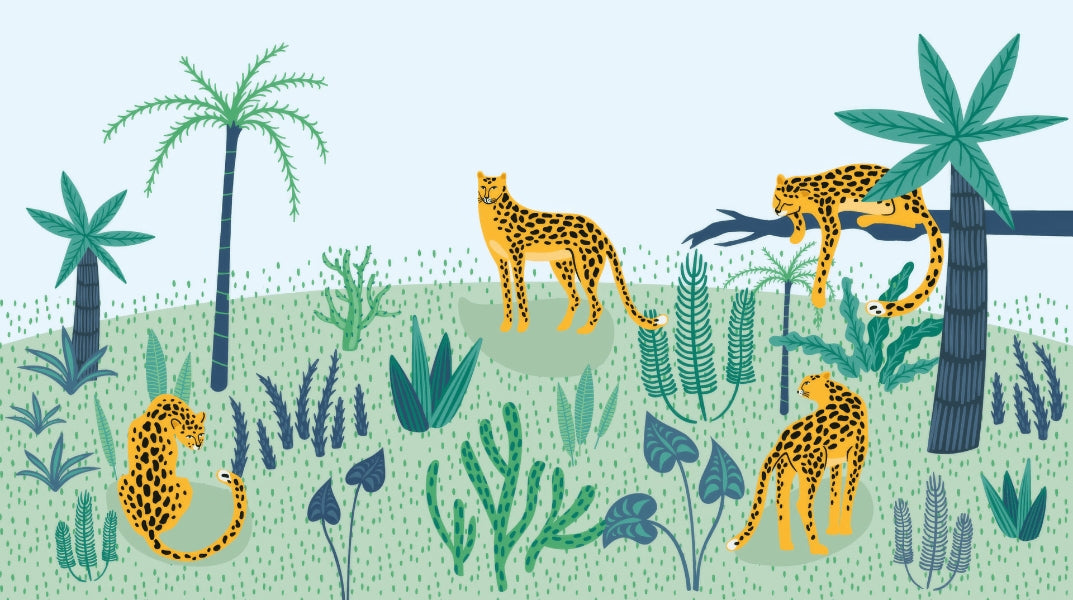 Jungle Leopard Wallpaper Mural