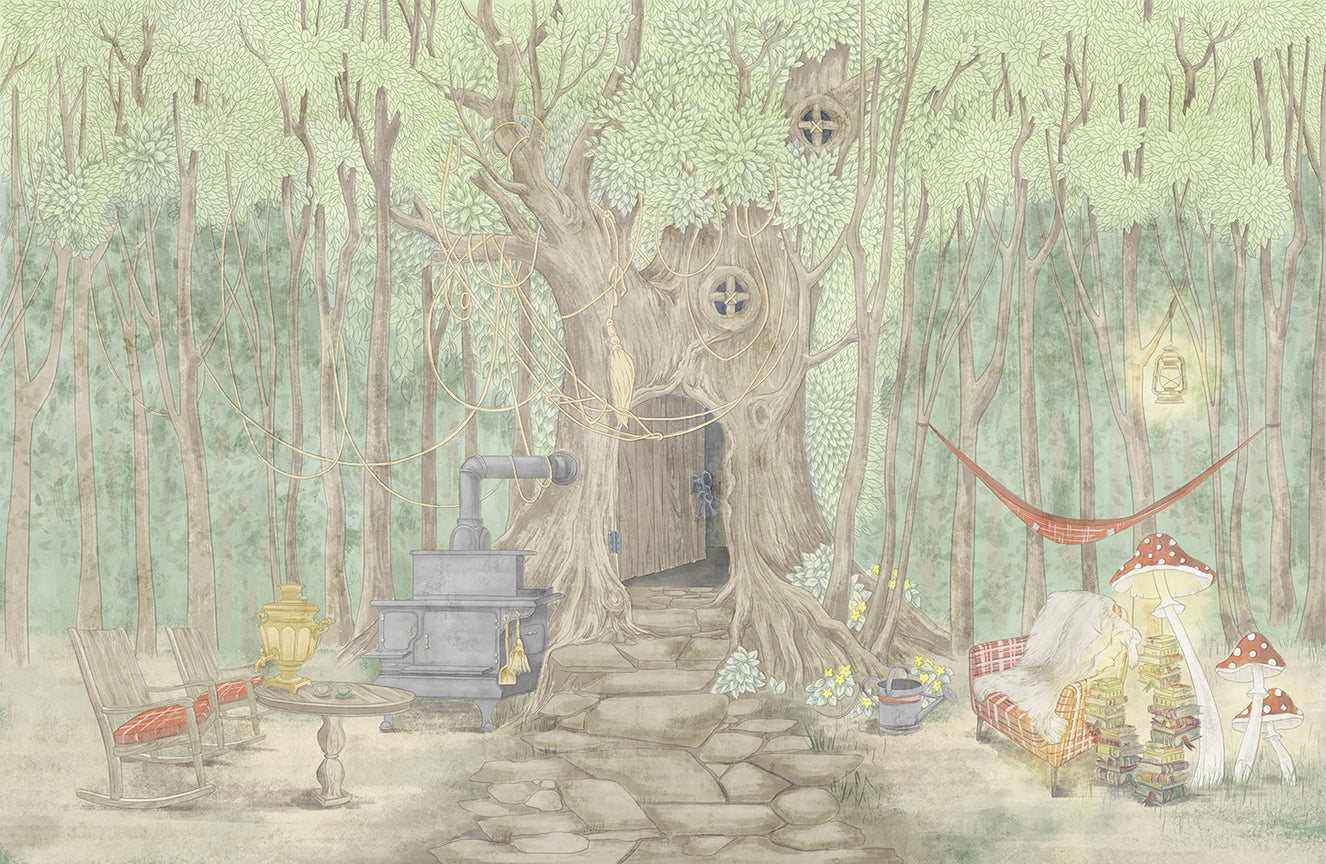 Fairyland Pond Wall Mural