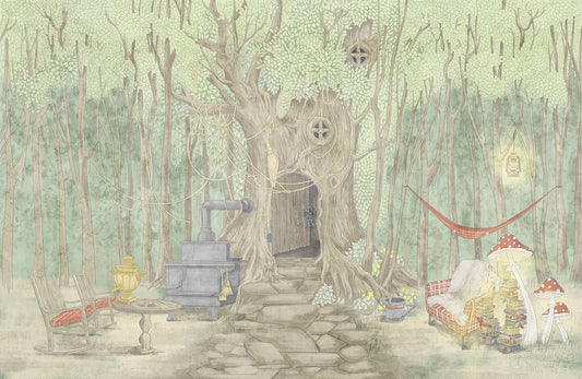 Fairyland Pond Wall Mural