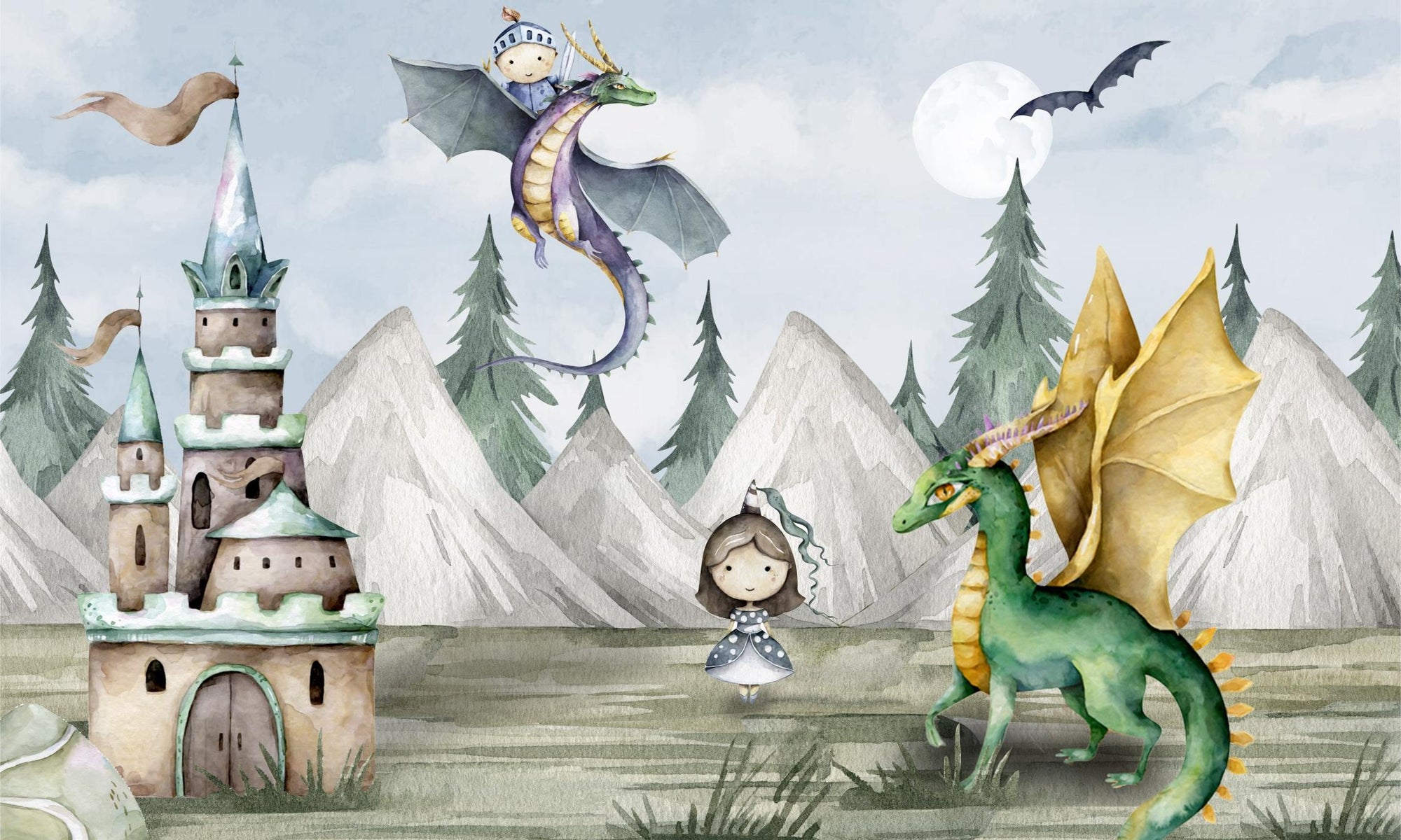Magical Kingdom Wallpaper Mural