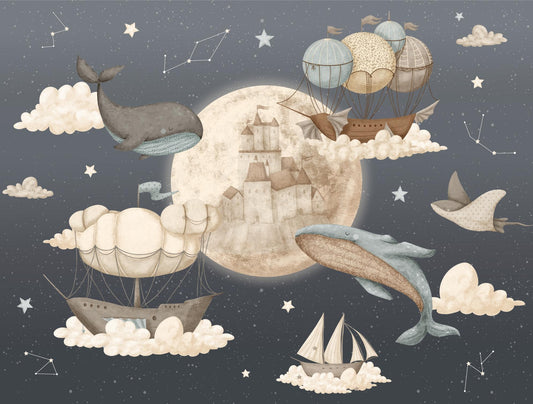 Mystical Marine Life Wallpaper Mural