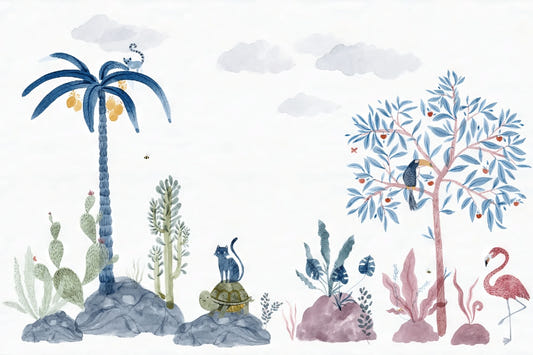 Tropical Oasis Wallpaper Mural