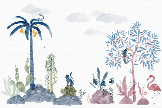 Tropical Oasis Wallpaper Mural