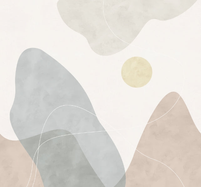 Abstract Terrain Wallpaper Mural in your room