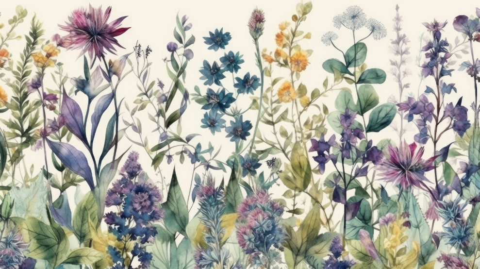 Garden Blooms Wallpaper Mural