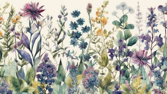 Garden Blooms Wallpaper Mural