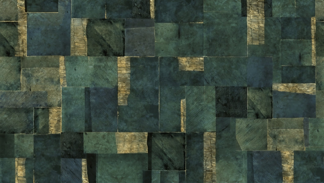 Abstract Geometric Wallpaper Mural in your room — zoomed