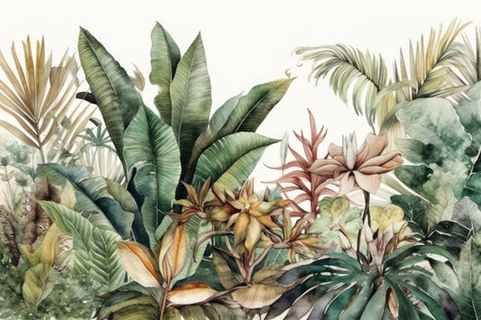 Lush Greenery Wall Mural
