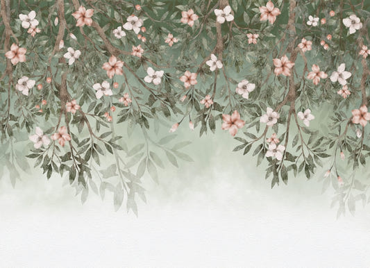 Floral Blossom Wallpaper Mural